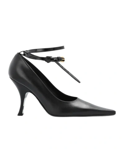 Moschino Pointed High Heels In Black