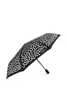 Moschino Polka Dot Compact Umbrella In Black