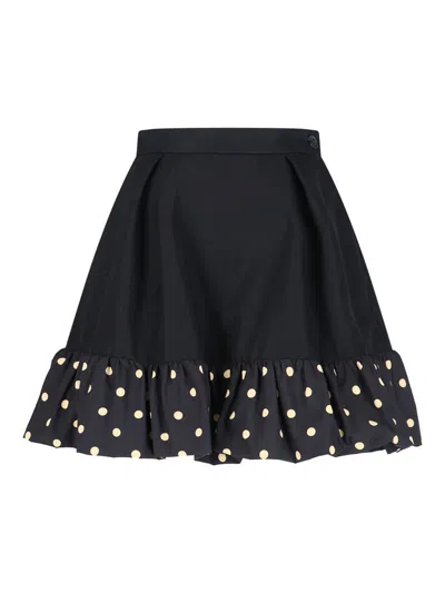 MOSCHINO MINIFALDA - NEGRO