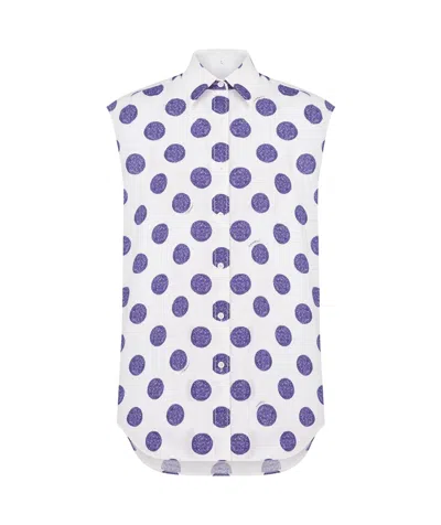 MOSCHINO MOSCHINO POLKA DOT SLEEVELESS TOP