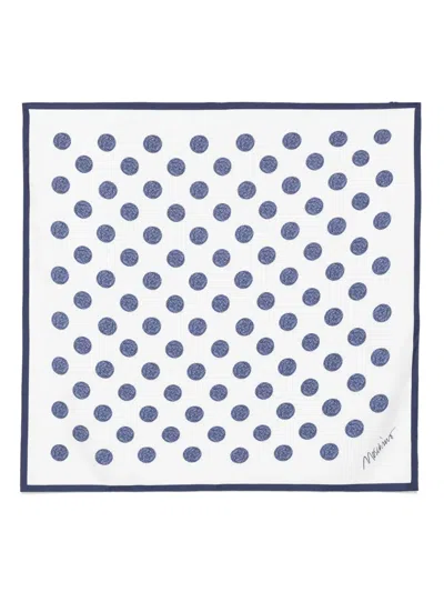 Moschino Polka-dot Scarf In White