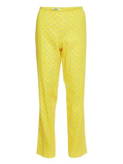 Pre-owned Moschino Polka Dot Trousers