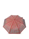 Moschino Polka Dot Umbrella In Brown