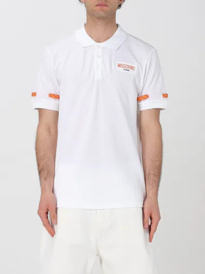 Moschino Polo Shirt  Couture Men Color White