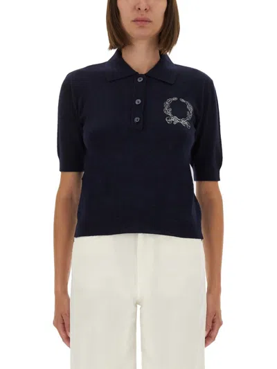 MOSCHINO MOSCHINO POLO SHIRT WITH LOGO