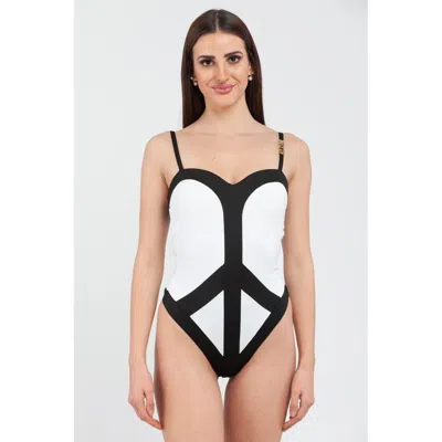Moschino Polyamide One-piece Women's Swimsuit In White