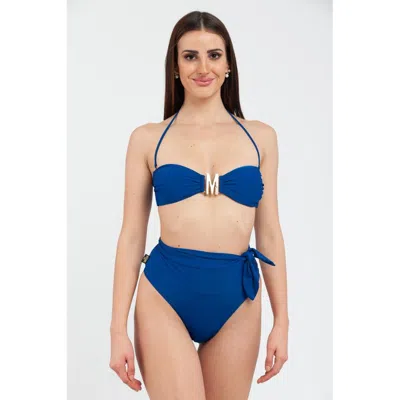 Moschino Polyamide Women's Bikini In Blue