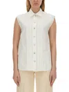 Moschino Couture Poplin Shirt In White