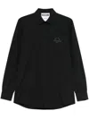 Moschino Poplin Shirt In Black
