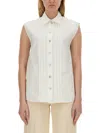 Moschino Couture Poplin Shirt In White