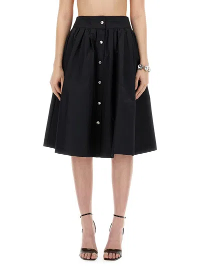 MOSCHINO MOSCHINO POPLIN SKIRT