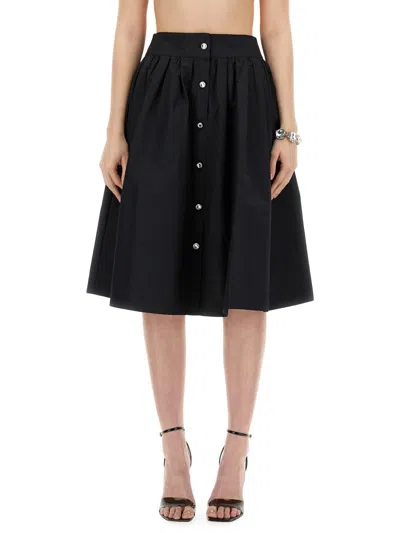 MOSCHINO POPLIN SKIRT