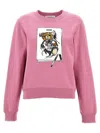 Moschino Teddy Bear-print Sweatshirt In Pink