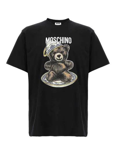 Moschino T-shirt With Print In Black