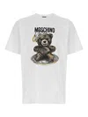 Moschino Teddy Bear Print Crewneck T-shirt In White