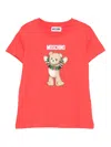 Moschino Print T-shirt In Red