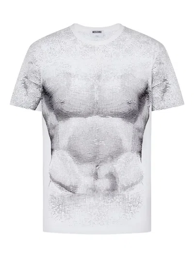 Moschino Printed Organic Cotton Jersey T-shirt In Animal Print