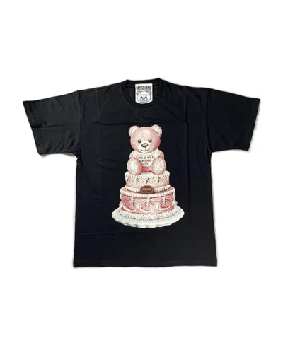 Moschino Printed Bear T-shirt In Black