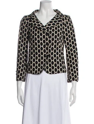 Pre-owned Moschino Printed Blazer In Multi