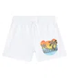Moschino Logo-print Shorts In White