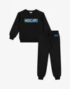 Moschino Logo-print Tracksuit In Black