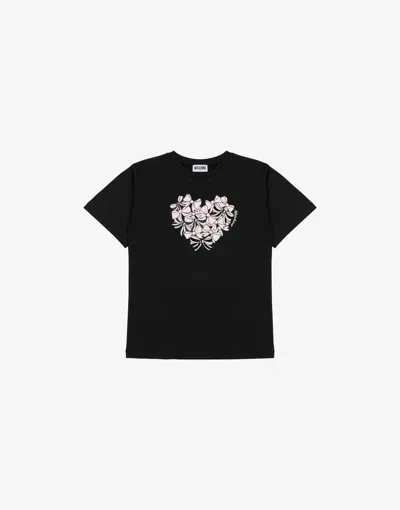 MOSCHINO PRINTED COTTON JERSEY MAXI T-SHIRT