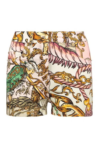 Moschino Printed Cotton Shorts