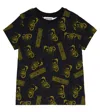 Moschino Printed Cotton T-shirt In Black Toy Dots