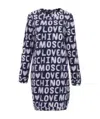 Moschino Printed Dress In Black