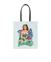 Moschino Couture Hawaiian Print Tote Bag In White