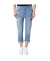 Moschino Printed Jeans In Blue