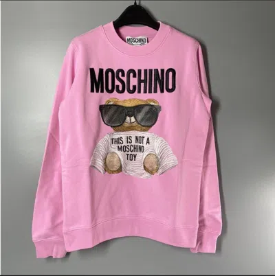 Moschino Printed Logo T-shirt In Pink