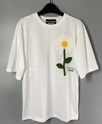 Moschino Printed Logo T-shirt In White
