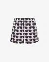 Moschino Printed Nylon Beach Boxer Shorts In White