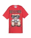 Moschino Printed Pattern Short-sleeved T-shirt In Red