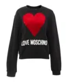 Moschino Printed Pattern Sweater In Black