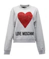 Moschino Printed Pattern Sweater In Gray