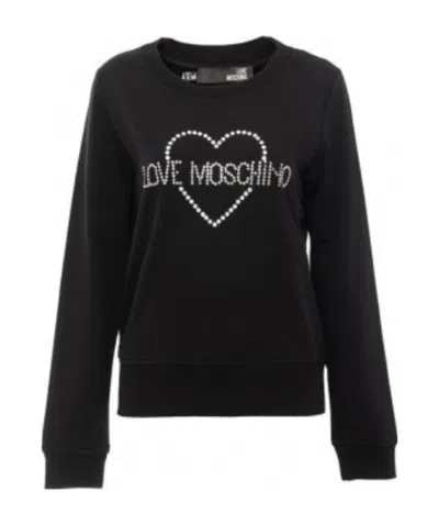 Moschino Printed Pattern Sweater In White