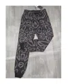 Moschino Printed Pattern Sweatpants In Black