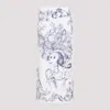 Moschino Maxi Skirt With Whimsical Floral Character Illustration In Fantasia Bianco