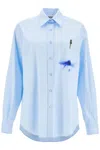 Moschino Multicolor Artistic Splash Long Sleeve Shirt