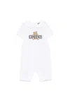 Moschino Printed Romper In White