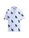 Moschino Poplin Shirt Allover Chimpanzee