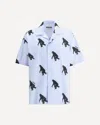 Moschino Poplin Shirt Allover Chimpanzee