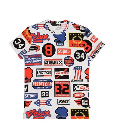 Moschino Printed Short-sleeved T-shirt In White