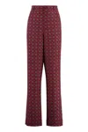 Moschino Couture Printed Silk Pants