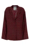 Moschino Camicia In Seta Stampata Donna In Printed