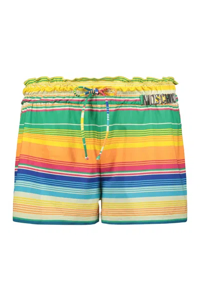 Moschino Printed Silk Shorts