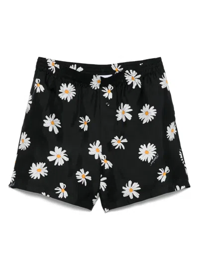 Moschino Printed Silk Shorts