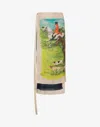 Moschino Printed Silk Twill Skirt In Multi